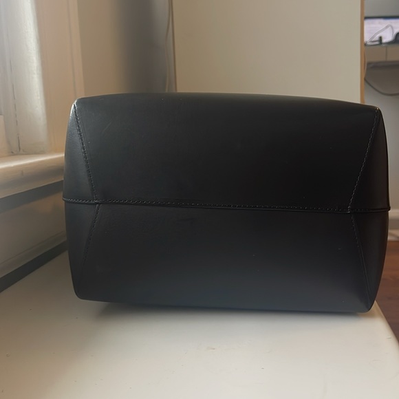 Mansur Gavriel Black Flamma Bucket Bag - Picture 6 of 12